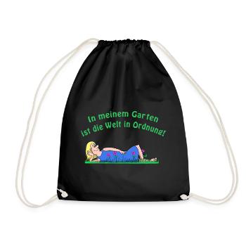 Mon jardin - Sac de sport léger - noir - Devant