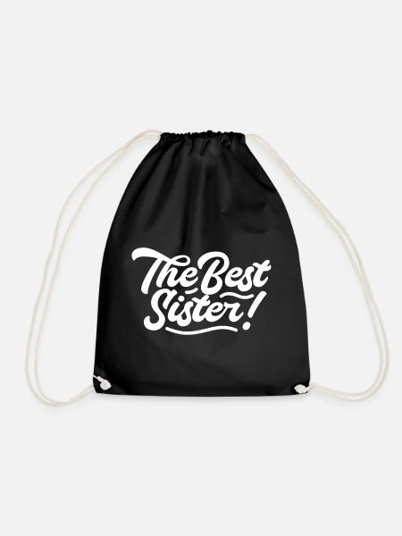 The Best Sister! - Turnbeutel - Schwarz