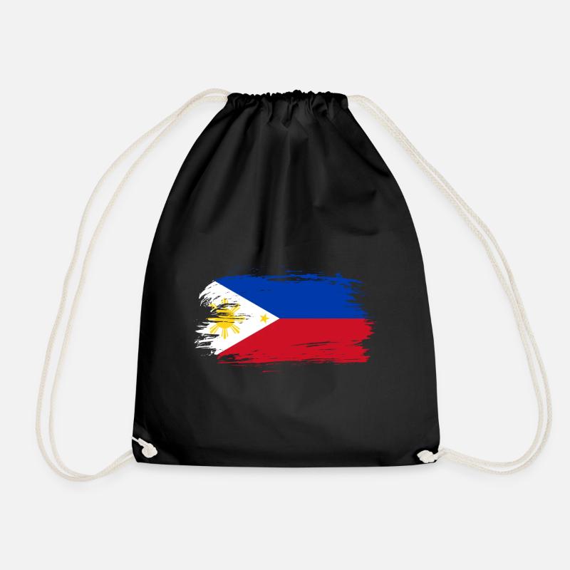 Drapeau philippin - Sac de sport léger - noir