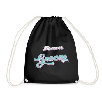 Team du marié team groom - Sac de sport léger - noir - Devant