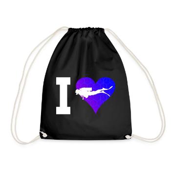 Plongeurs Hommes Plongée Libre Plongée - Sac de sport léger - noir - Devant