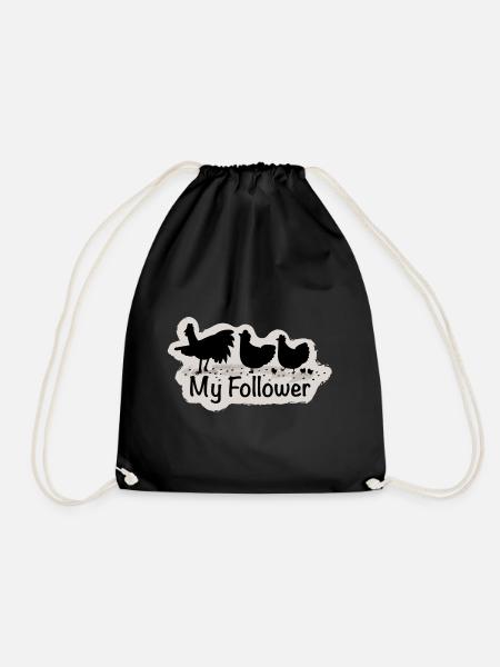My Follower - Turnbeutel - Schwarz