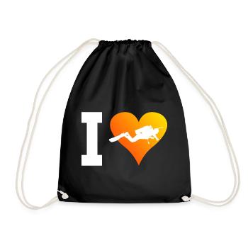 Plongeur Libre Plongeur Plongeur Femmes Plongée - Sac de sport léger - noir - Devant