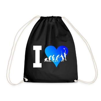 Men's Paddle Women's Racket Paddle Racket - Drawstring Bag - black - Front