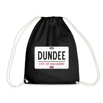 Signe de nom de lieu de Dundee - Sac de sport léger - noir - Devant