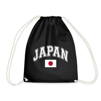 Drapeau du Japon - Sac de sport léger - noir - Devant