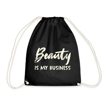 Beauty Is My Business - Turnbeutel - Schwarz - Vorne