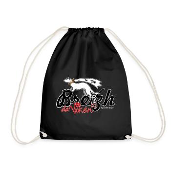 Breizh da Viken (Brittany Forever) - Drawstring Bag - black - Front