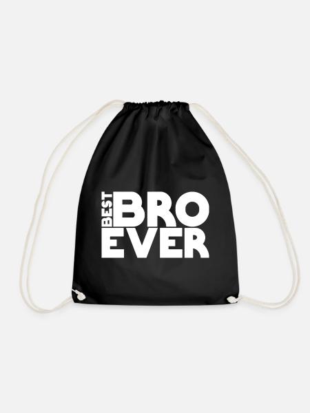 best BRO ever  - Turnbeutel - Schwarz