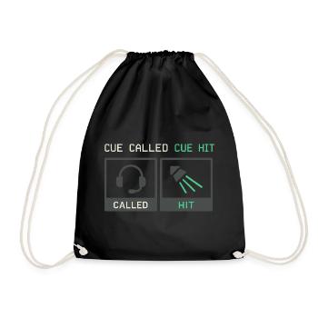 Équipe technique théâtrale Technicien de scène Son - Sac de sport léger - noir - Devant