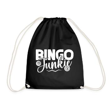 Bingo Player Bingo Junkie Bingo - Drawstring Bag - black - Front
