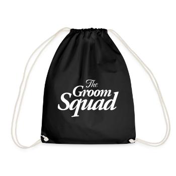 The Groom Squad - Drawstring Bag - black - Front