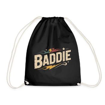 Baddie Aesthetic Böses Mädchen Bad Girl Baddie - Turnbeutel - Schwarz - Vorne