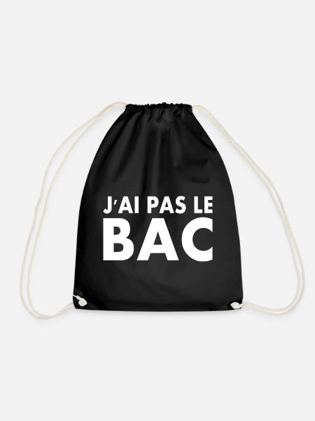 j'ai pas le bac - Sac de sport léger - noir