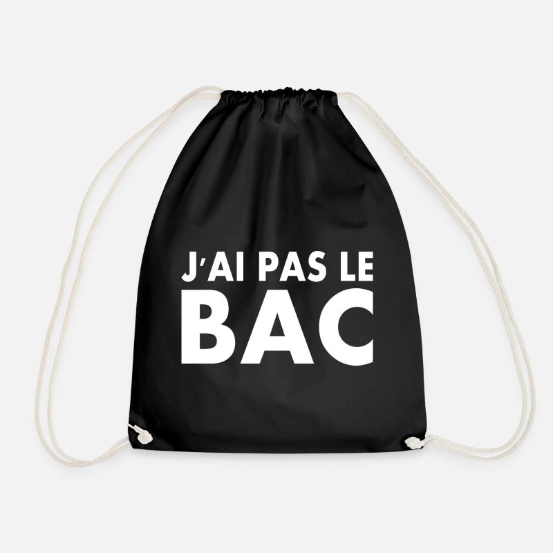j'ai pas le bac - Sac de sport léger - noir