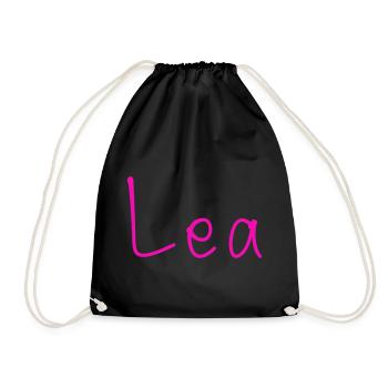 Leah - Drawstring Bag - black - Front