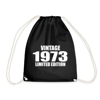 Millésime 1973 Anniversaire 1973 - Rétro 1973 - Sac de sport léger - noir - Devant