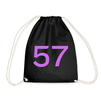 57 - Sac de sport léger - noir - Devant