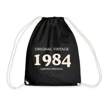 1984 Vintage Limited Original - Drawstring Bag - black - Front