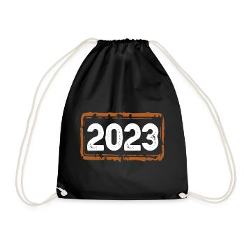 Année 2023 - Sac de sport léger - noir - Devant