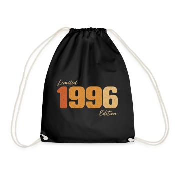Vintage 1996 Anniversary Limited Edition Retro - Turnbeutel - Schwarz - Vorne