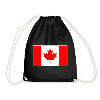 Canada Flag Classic Frame - Turnbeutel - Schwarz - Vorne