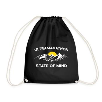 Ultramarathon - Gemütszustand - Turnbeutel - Schwarz - Vorne
