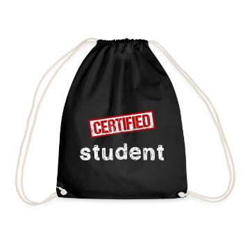 Étudiant - Sac de sport léger - noir - Devant
