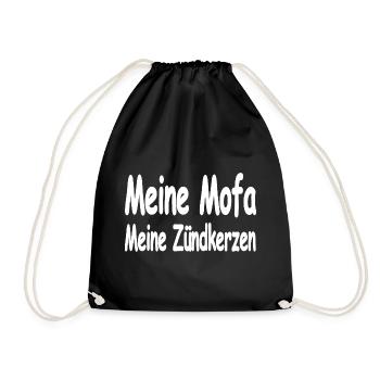 Moped - Drawstring Bag - black - Front