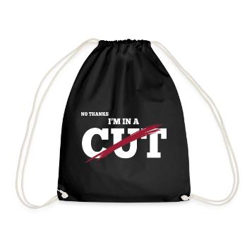 Pruning season with reduced calorie deficit - Drawstring Bag - black - Front