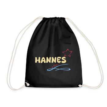 Avec Hannes - Sac de sport léger - noir - Devant