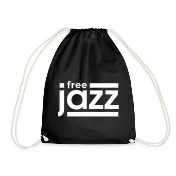 Free jazz - Drawstring Bag - black - Front