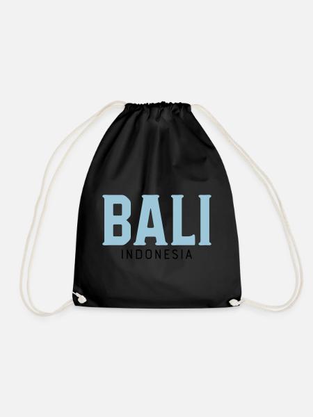 Bali - Drawstring Bag - black