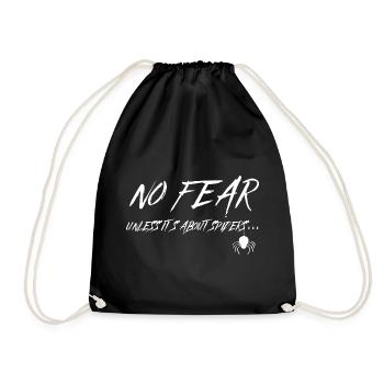 No Fear - Drawstring Bag - black - Front