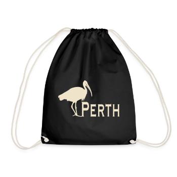 Bin Chicken Perth - Turnbeutel - Schwarz - Vorne