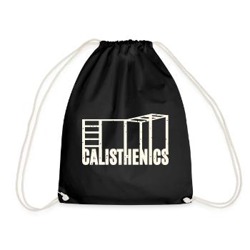 Callisthénie - Sac de sport léger - noir - Devant