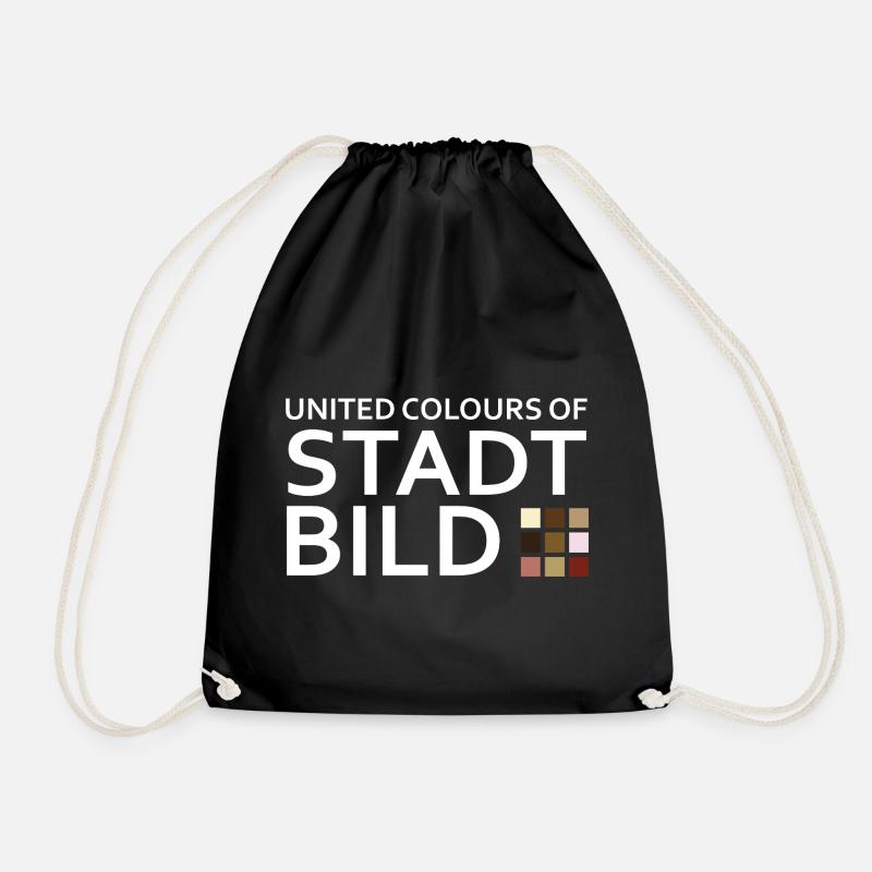 Stadtbild - Turnbeutel - Schwarz