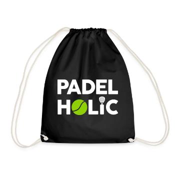 Fun Padel - PadelHolic - Drawstring Bag - black - Front