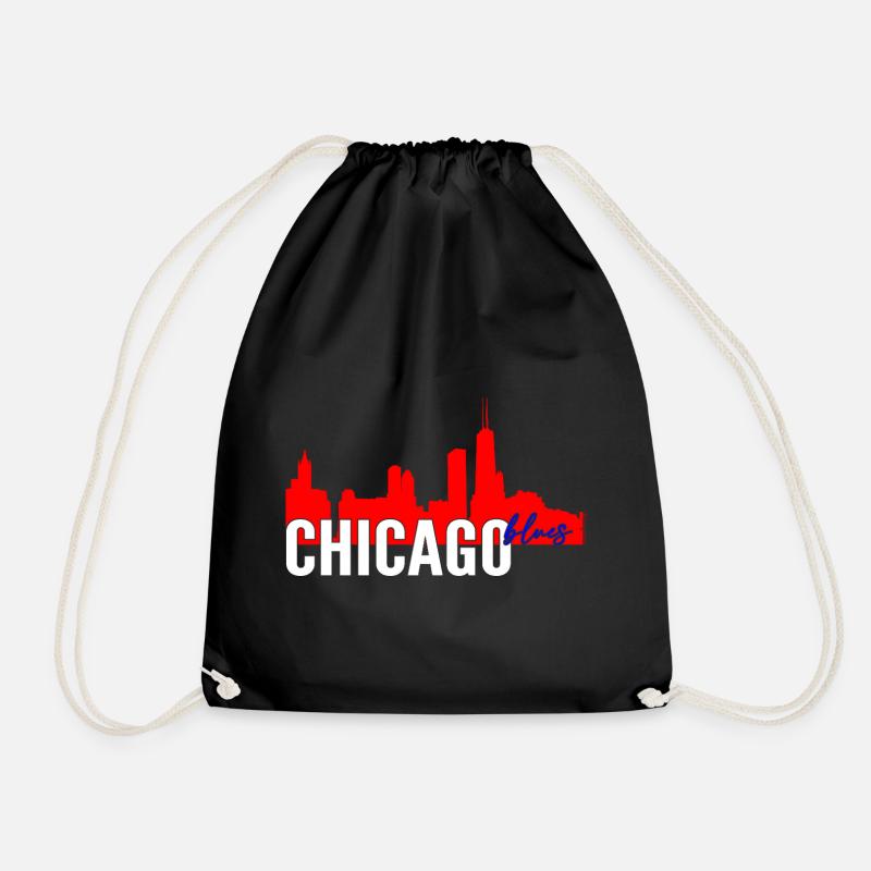 Chicago Blues - Turnbeutel - Schwarz
