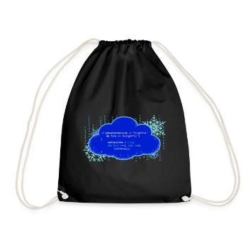 LaisseNeige () ; - Sac de sport léger - noir - Devant