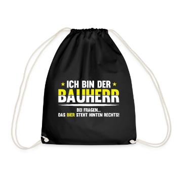 Blague bavaroise sur la bière - Sac de sport léger - noir - Devant