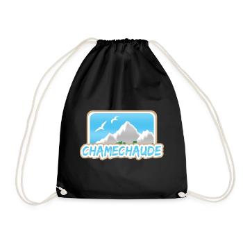 Geschenk für Chamechaude - Turnbeutel - Schwarz - Vorne