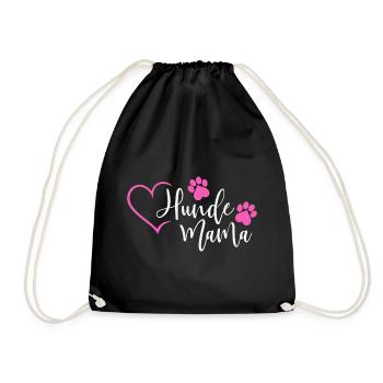 Chiens Maman Chien Maman Chien - Sac de sport léger - noir - Devant