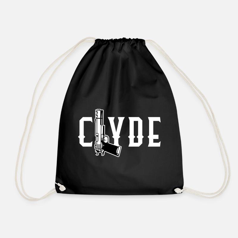 Bonnie & Clyde Partnerlook - Turnbeutel - Schwarz