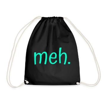 me dit - Sac de sport léger - noir - Devant