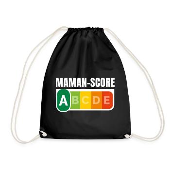 MAMAN-SCORE - Humour Maman - Sac de sport léger - noir - Devant