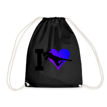Goalkeeper Women Football Men Footballer Female Footballer - Drawstring Bag - black - Front