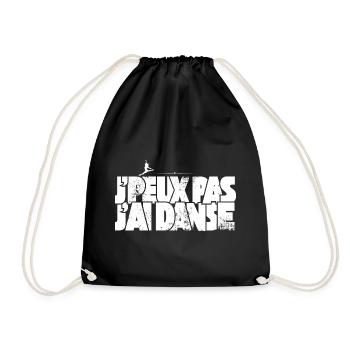J'peux pas j'ai Danse - Sac de sport léger - noir - Devant