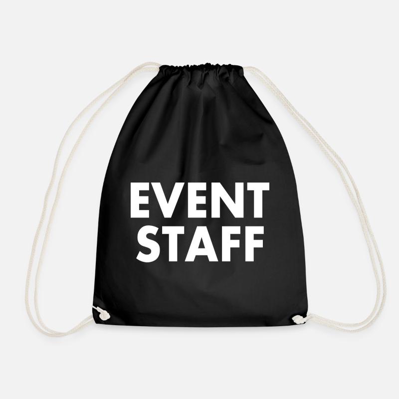 Event staff - Turnbeutel - Schwarz
