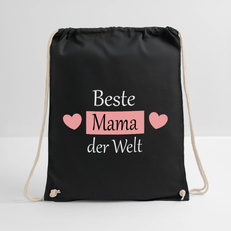Beste Mama der Welt Spruch Muttertag Mutter Turnbeutel